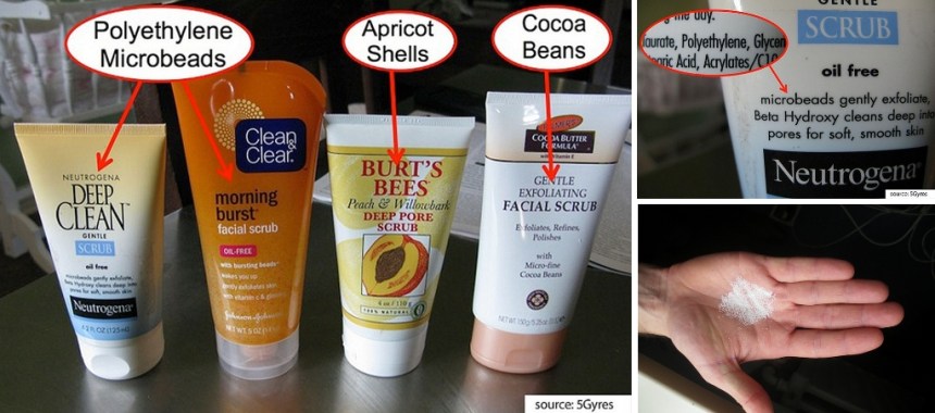 Check for microbeads in personal care products